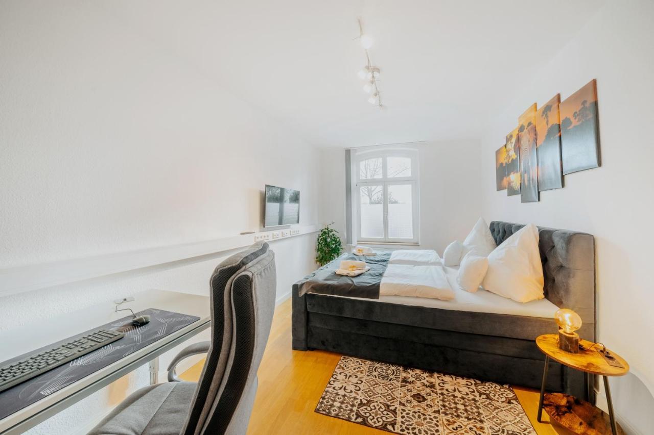Blissplace 3 Zi Premium Apartment Nahe Getec Arena Mit Kingsize Betten Und Balkon ماغديبورغ المظهر الخارجي الصورة